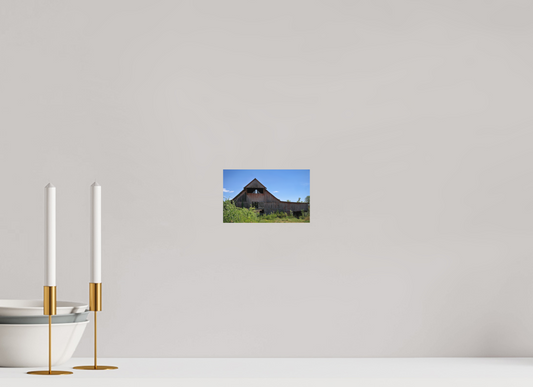 1920s barn with color